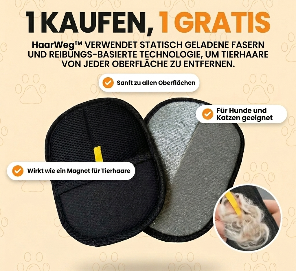 Tierhaar-Entferner Handschuhe
